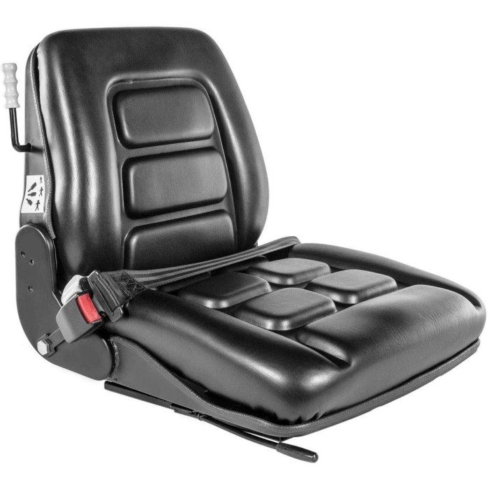 Stark Universal Forklift Seat Suspension Retractable Seat ...